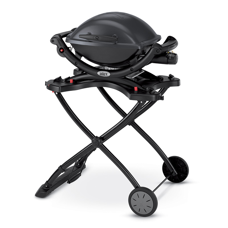 Weber® Baby Q® (Q1000 - Classic 2nd Gen) Gas Barbecue (LPG) with Cart Bundle image number 0